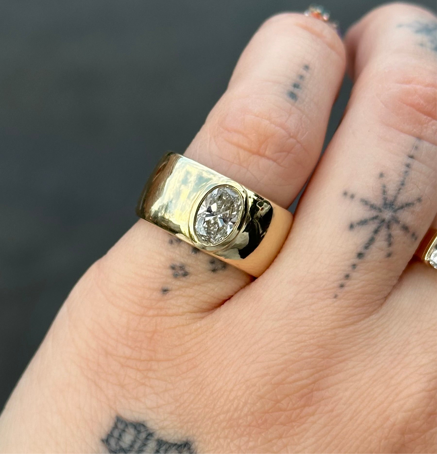 Diamond Inset Cigar Band