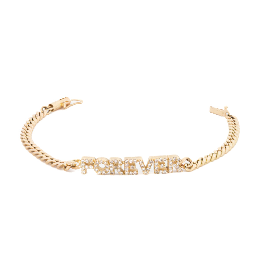 Custom Diamond Nameplate Bracelet
