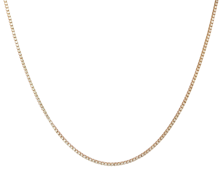 Classic Diamond Tennis Necklace