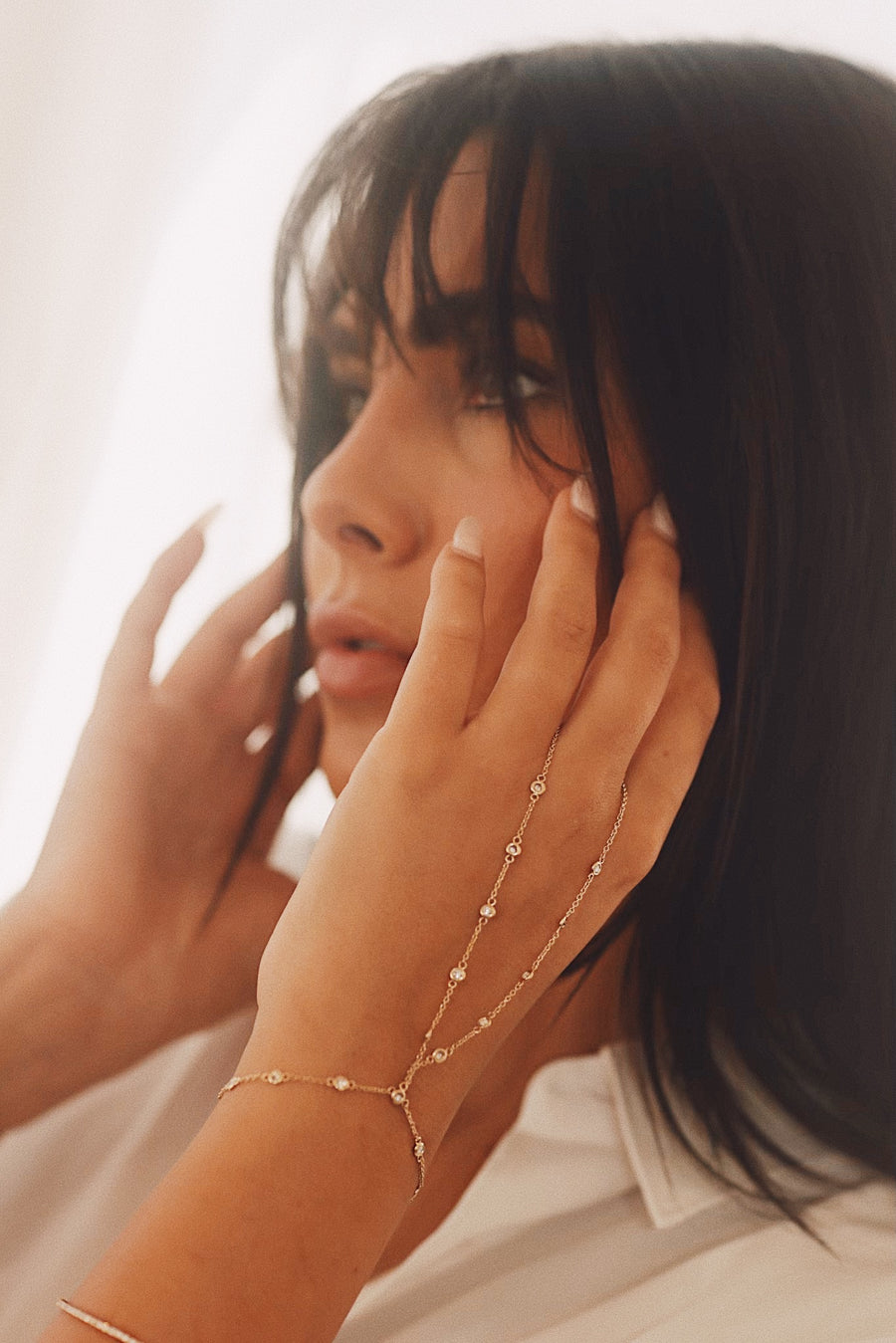 Multi-Bezel Hand Chain