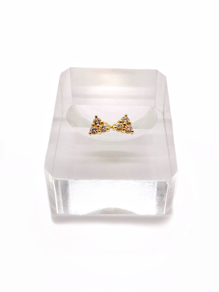 Tri Stud Earrings