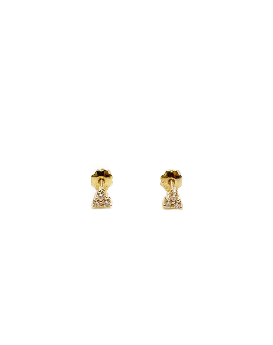 Tri Stud Earrings