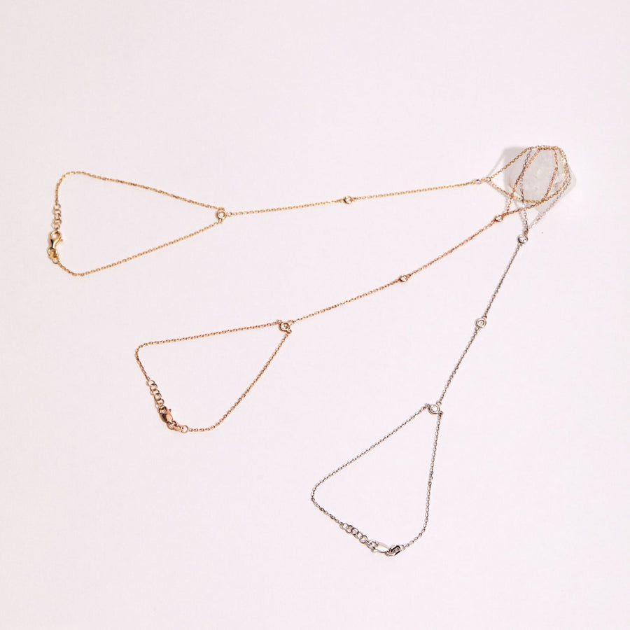 Everyday Three-Diamond Hand Chain